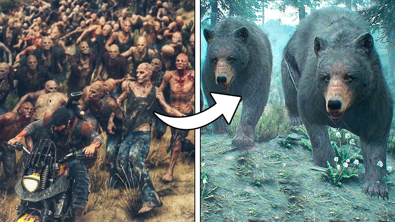 2 Bears vs a Zombie Horde in Days Gone