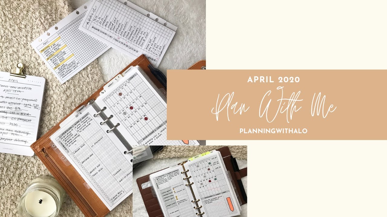 Plan With Me l April 2020
