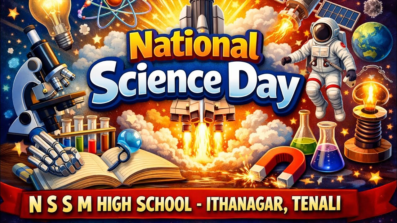 National Science Day | Science Exibition at NSSM High School - Ithanagar,Tenali. #school #science