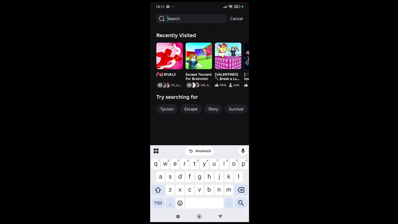 Ne jucăm Roblox