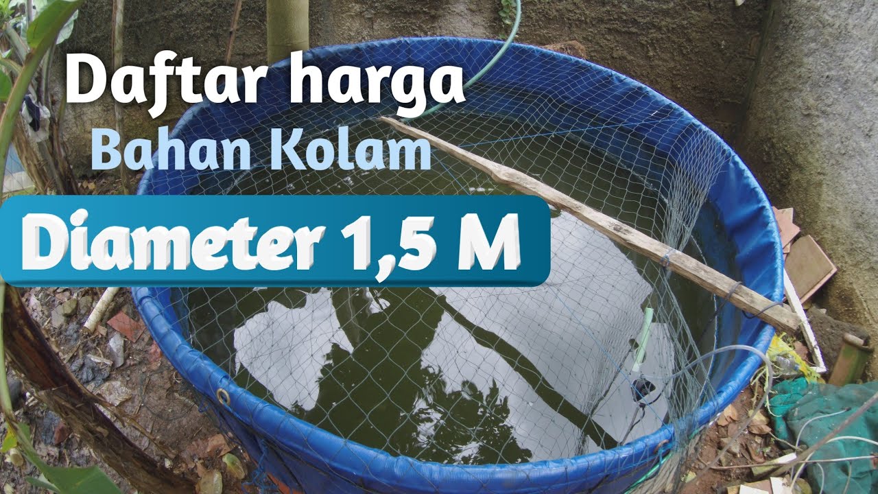 Rincian biaya pembuatan kolam bundar D 1,5 M || bikin kolam Bag 9