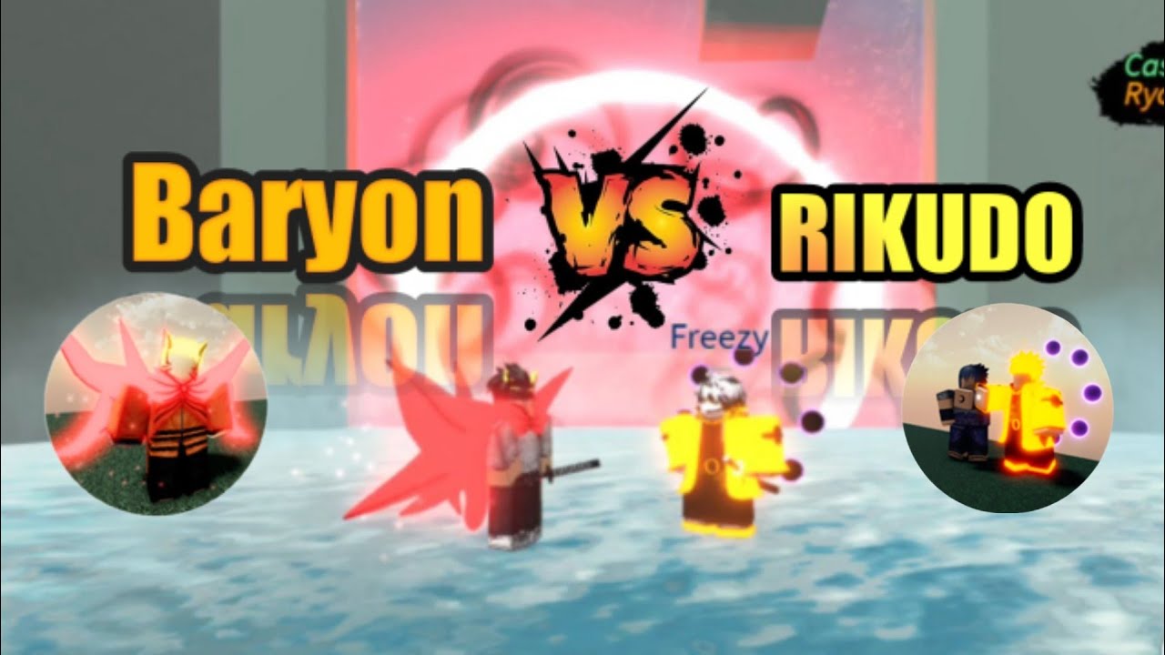 [Baryon vs Rikudo battle fight 💥] Roblox Ninja Tycoon 💥]