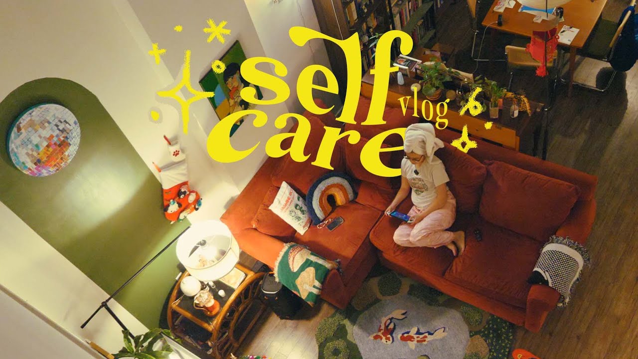 self-care vlog 📚💤✨ my current hobbies & being a homebody