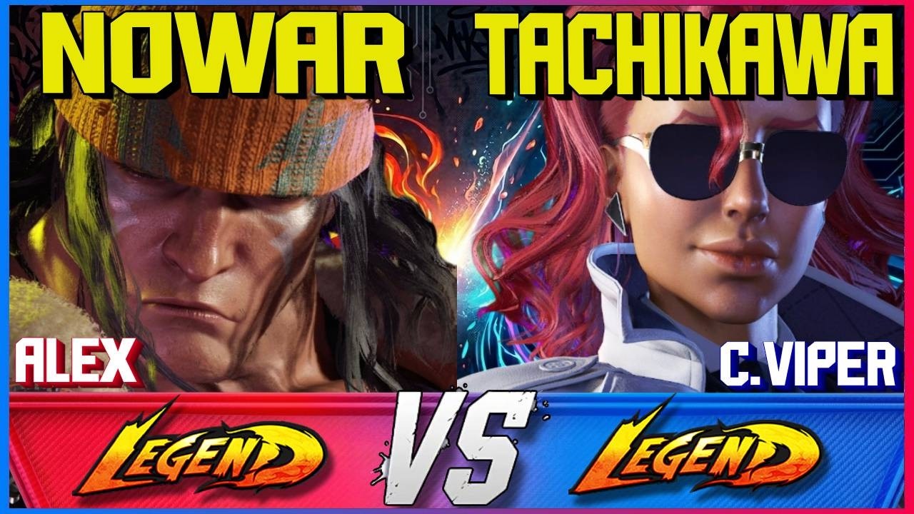 NoWar (Alex) vs Tachikawa (C. Viper) 🔥 INSANE Close Match SF6