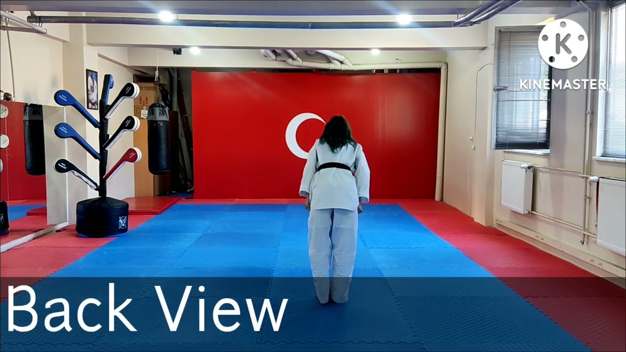 Taekwondo White Belt Test * Saju Jirugi ( Sarı Çrigi ) * 8'li Hareket