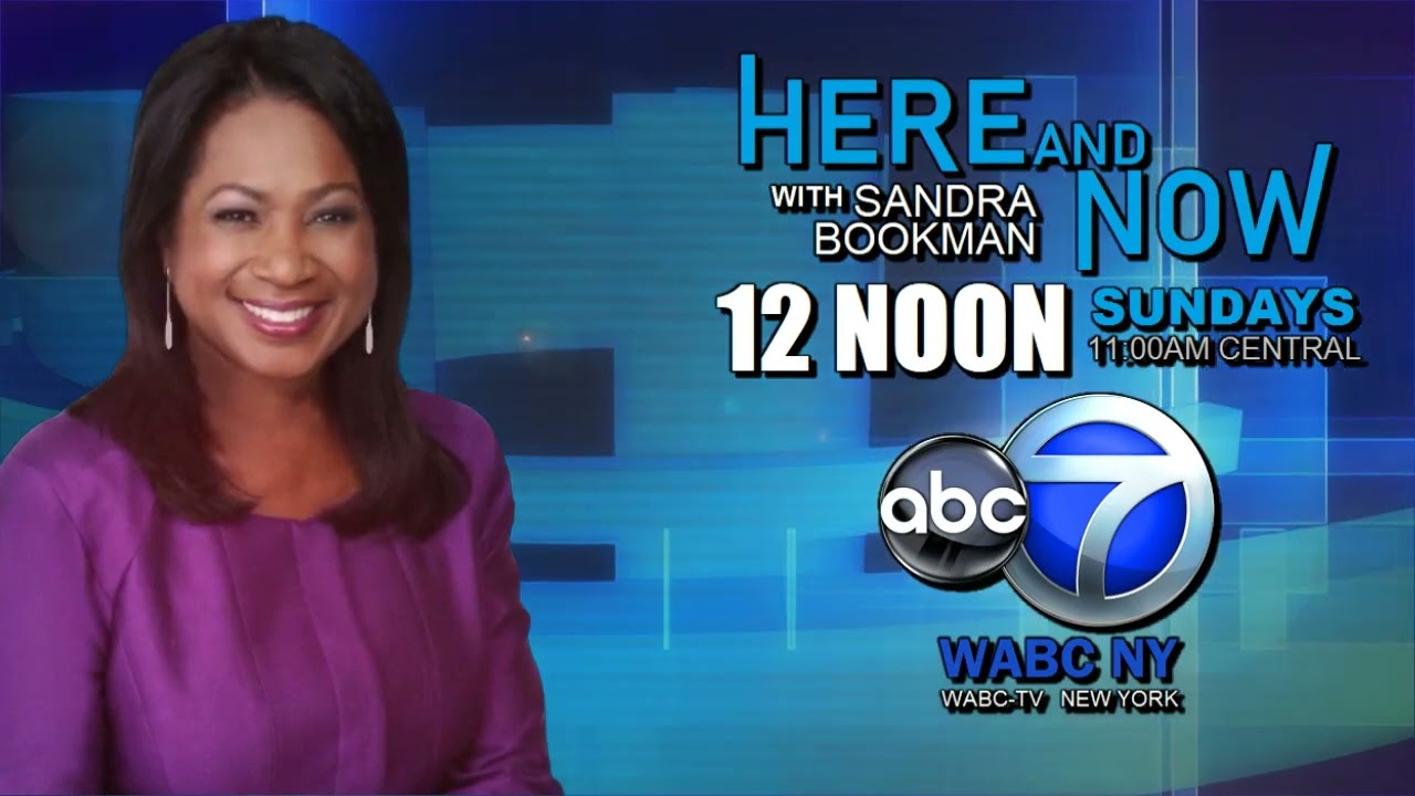 HERE and NOW with Sandra Bookman Promo - Sundays at Noon ET.