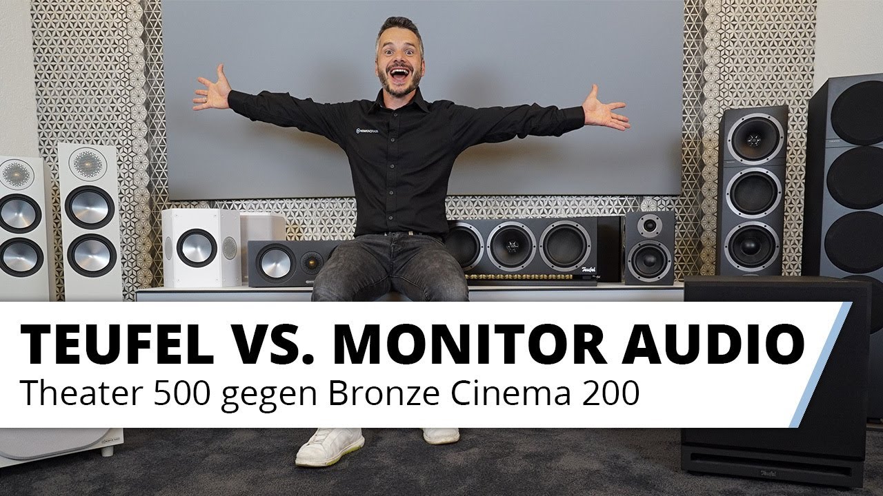 Lautsprecher Vergleich: Teufel Theater 500 Surround 5.1 gegen Monitor Audio Bronze Cinema 200 Set