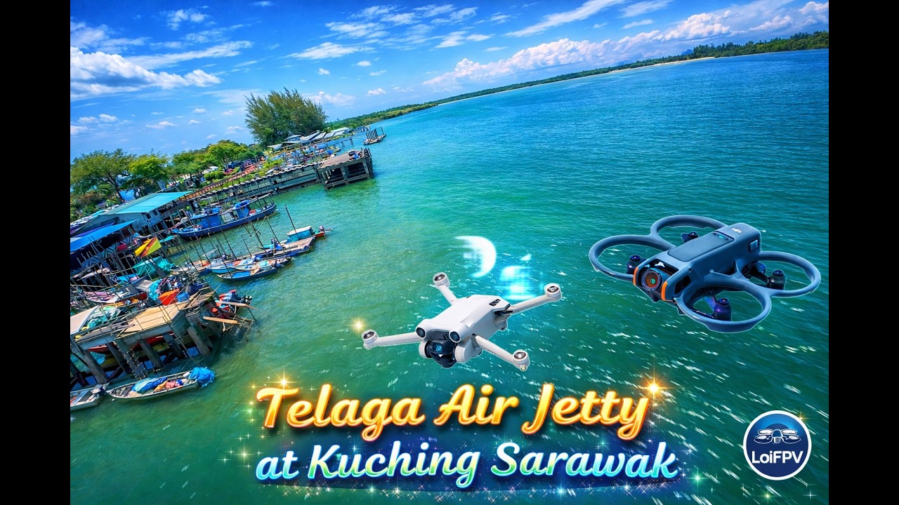 Avata2 cinematic at Telaga Air Jetty Kuching Sarawak