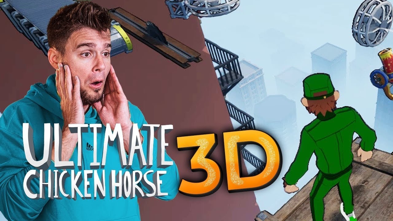 Gramy w ULTIMATE CHICKEN HORSE, ale w 3D | Ultimate Monkey Race