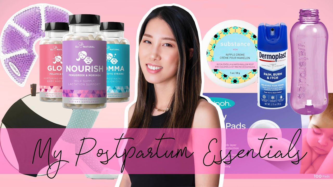 Postpartum Essentials | My Favorite Products For Postpartum Recovery ft. Eu Natural | ChrisHanXoxo