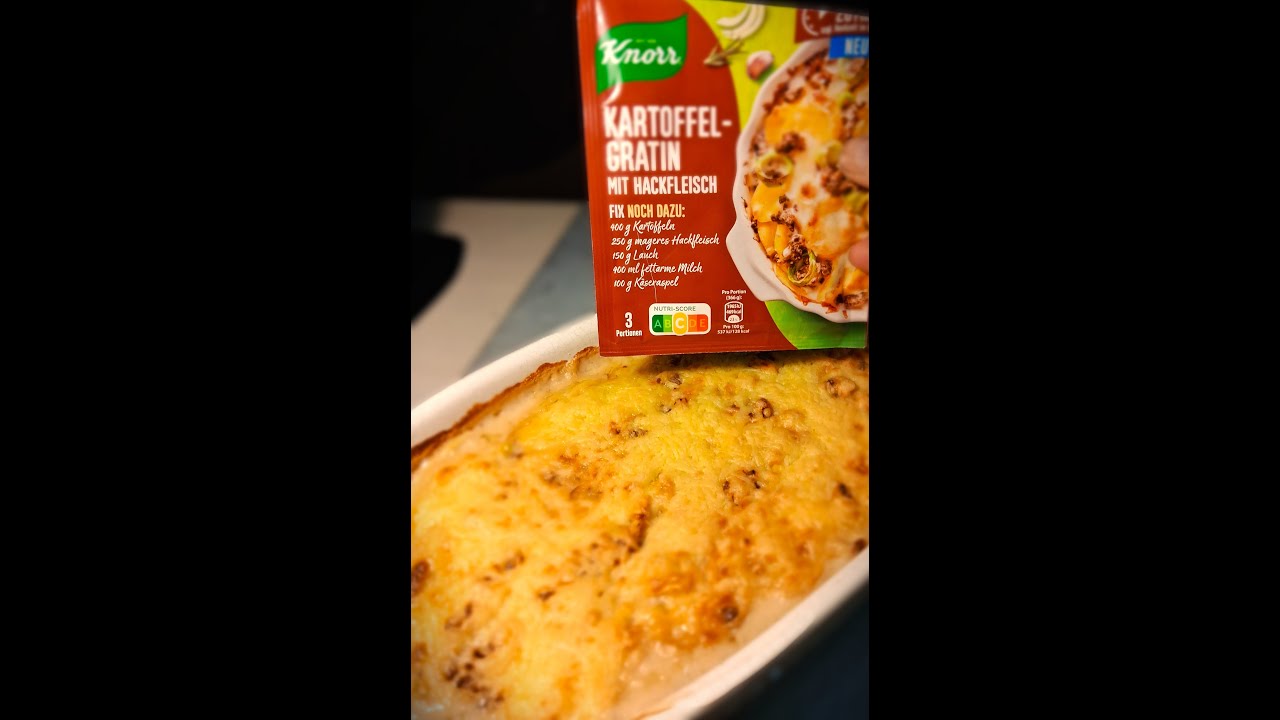 KARTOFFEL GRATIN  HACKFLEISCH  !!! 20 MIN Vorbereitung 35 MIN Backofen #schnellesrezept