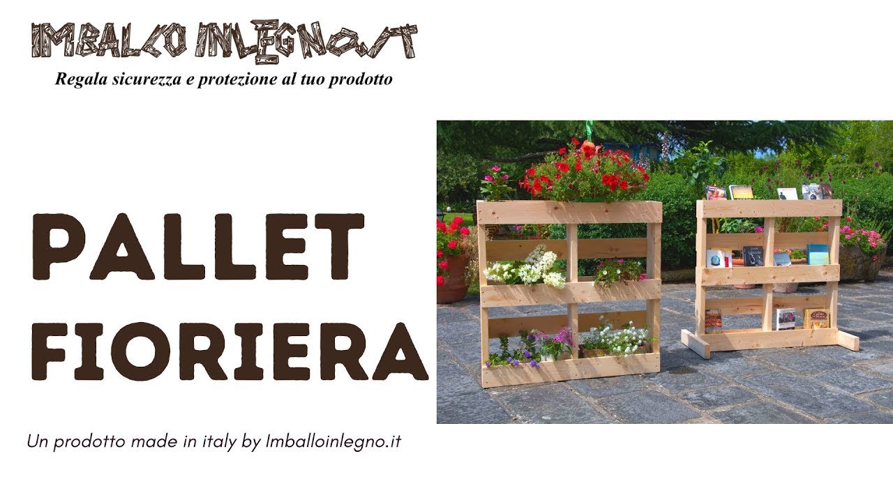 Il Pallet Fioriera - Made in Italy by Imballoinlegno.it