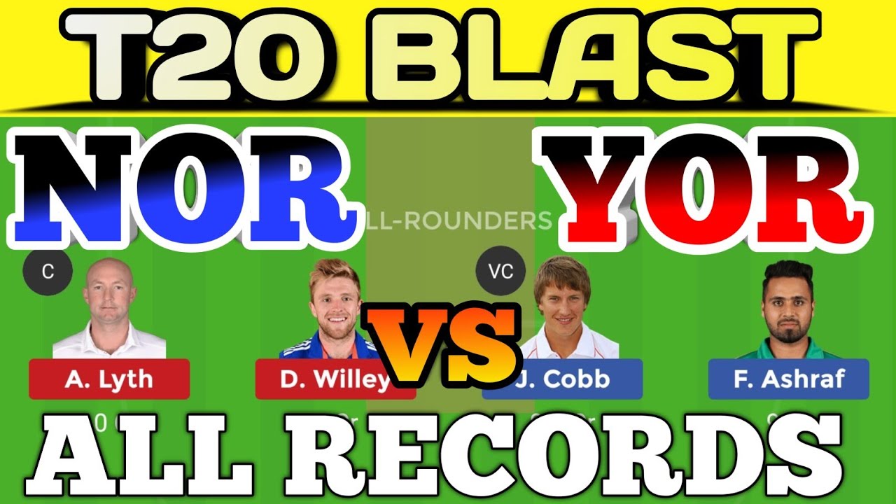 NOR vs YOR DREAM11 PLAYING11 TEAM PREDICTION | NORTHAMPTONSHIRE vs YORKSHIRE match