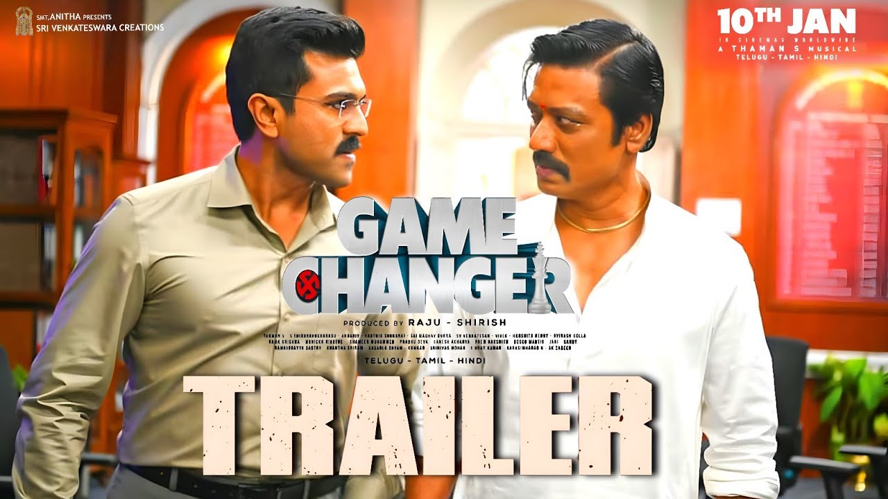 Game Changer Official Trailer|Game Changer Trailer|Game Changer Release Trailer|Ramcharan|Shankar|RC