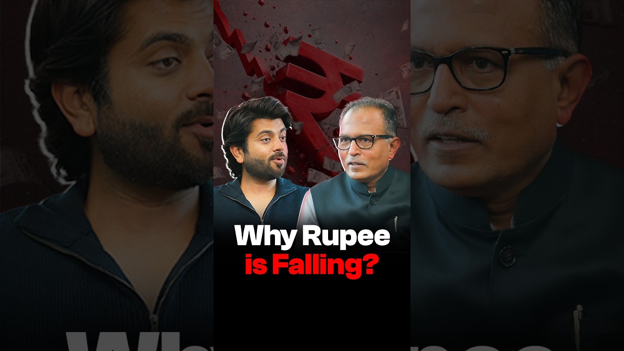 Why Does the Rupee Keep Falling? 📉 | Jay Thadeshwar | Nilesh Shah #shorts #rupee #stockmarket