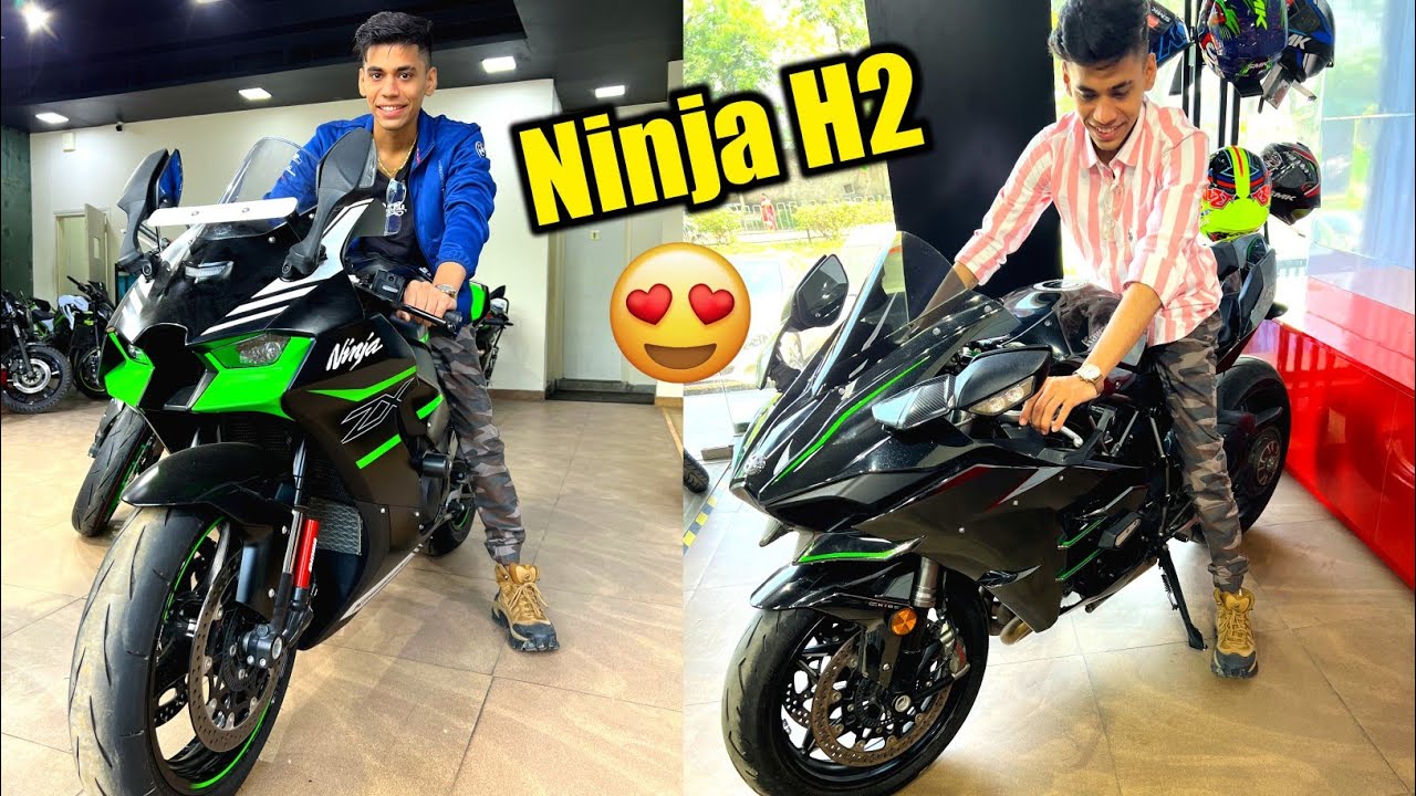 Finally Kawasaki Ninja H2 or ZX10R Lene Aa Gya😍