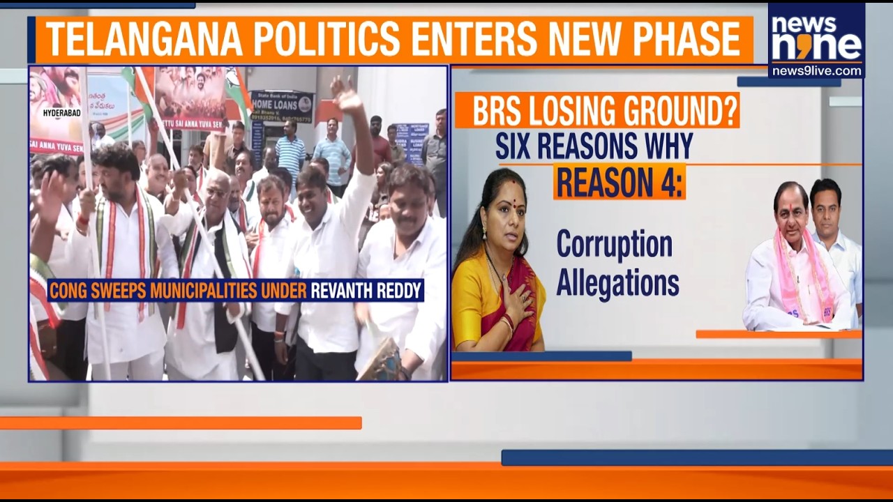 Congress Sweeps Urban Telangana | BRS Collapses Ahead of 2026 Hyderabad Polls