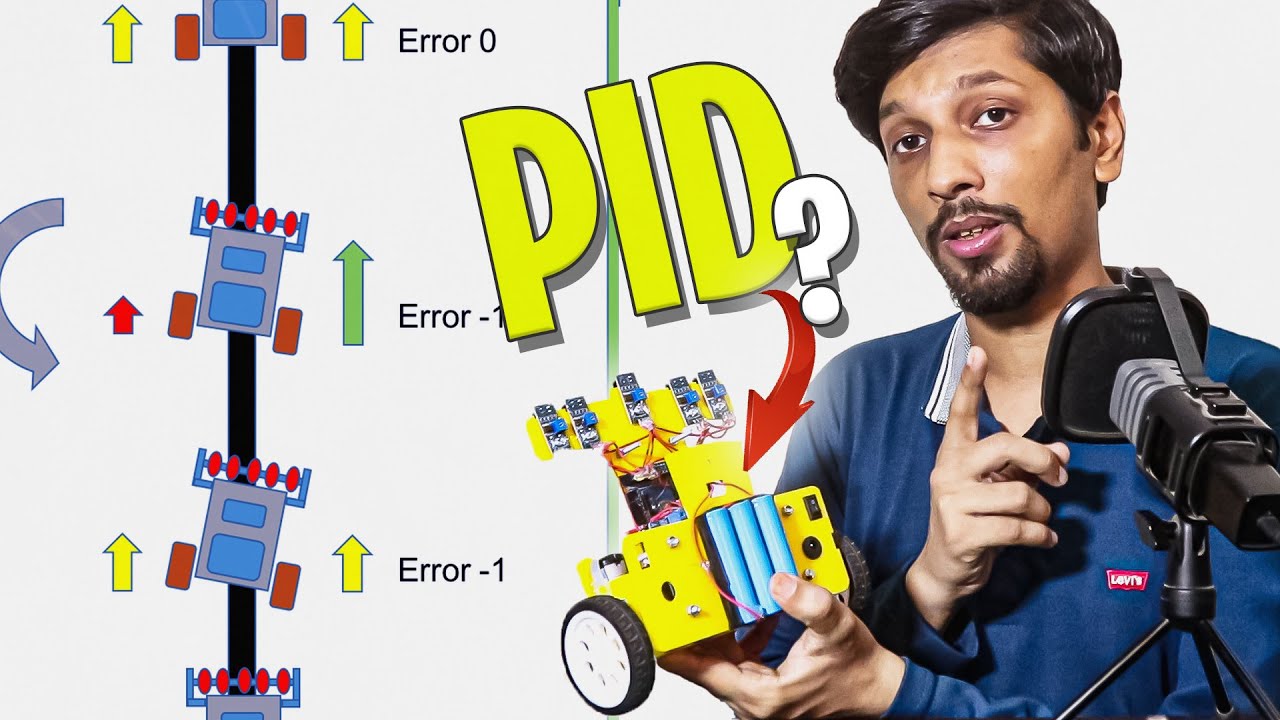 How to make Fast Line Follower Robot Using PID - PID explained in Urdu/Hindi
