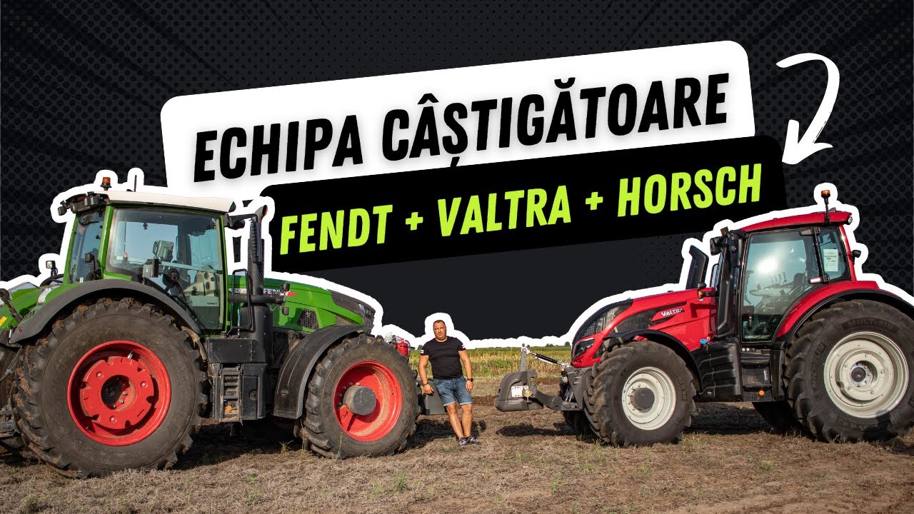 Echipa câștigătoare: Fendt + Valtra + Horsch