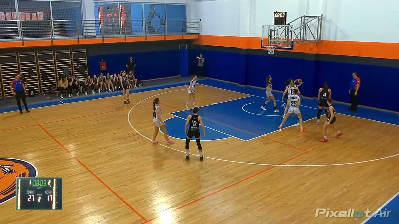 8.2.2026. LEA DOLOVAC NEVEROVATNIH 12 OD 12  KŽK PARTIZAN 1953  86 vs 53  ŽKK FUTUROSA  WABA U15