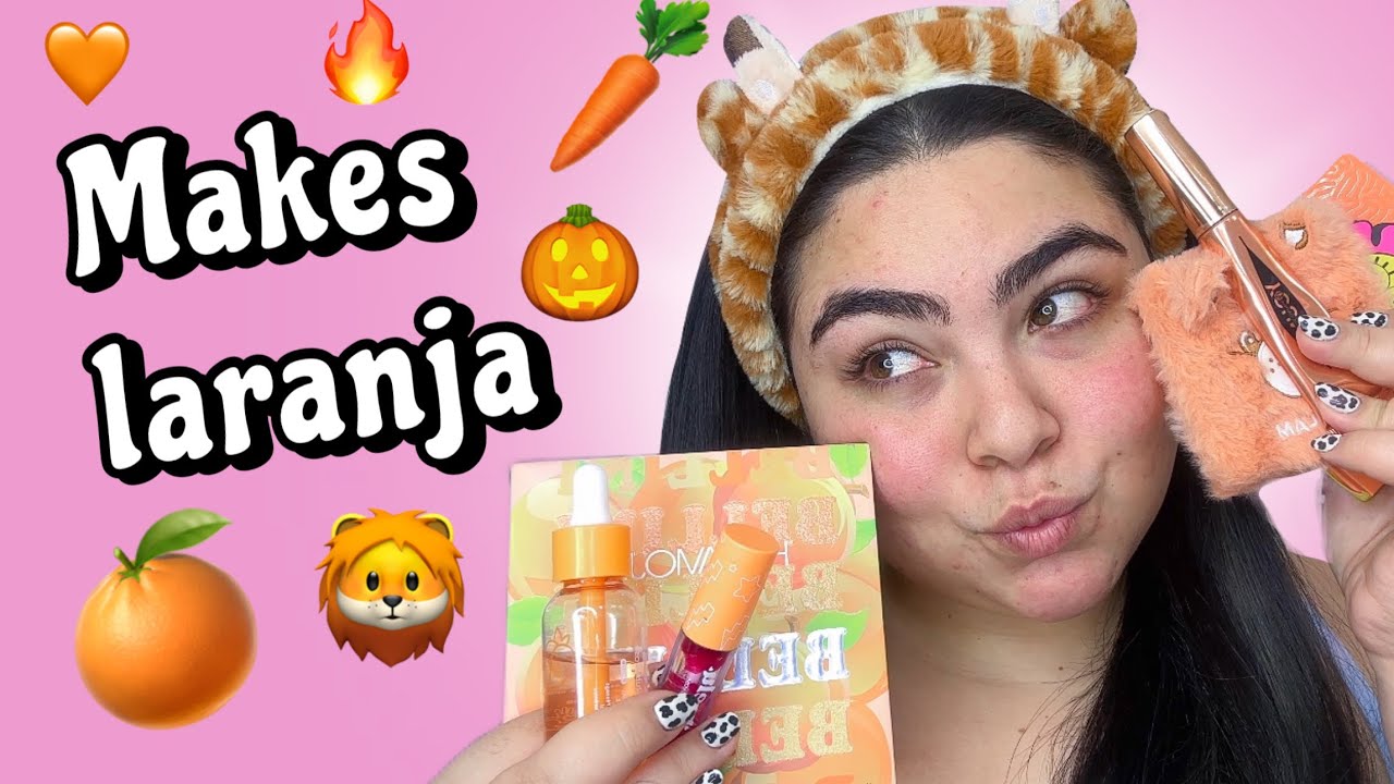 SÓ USANDO PRODUTOS LARANJA 🧡🥕🍑🦁🍊🎃