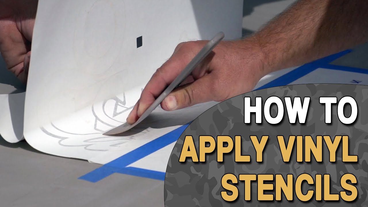 How to Apply Vinyl Stencils