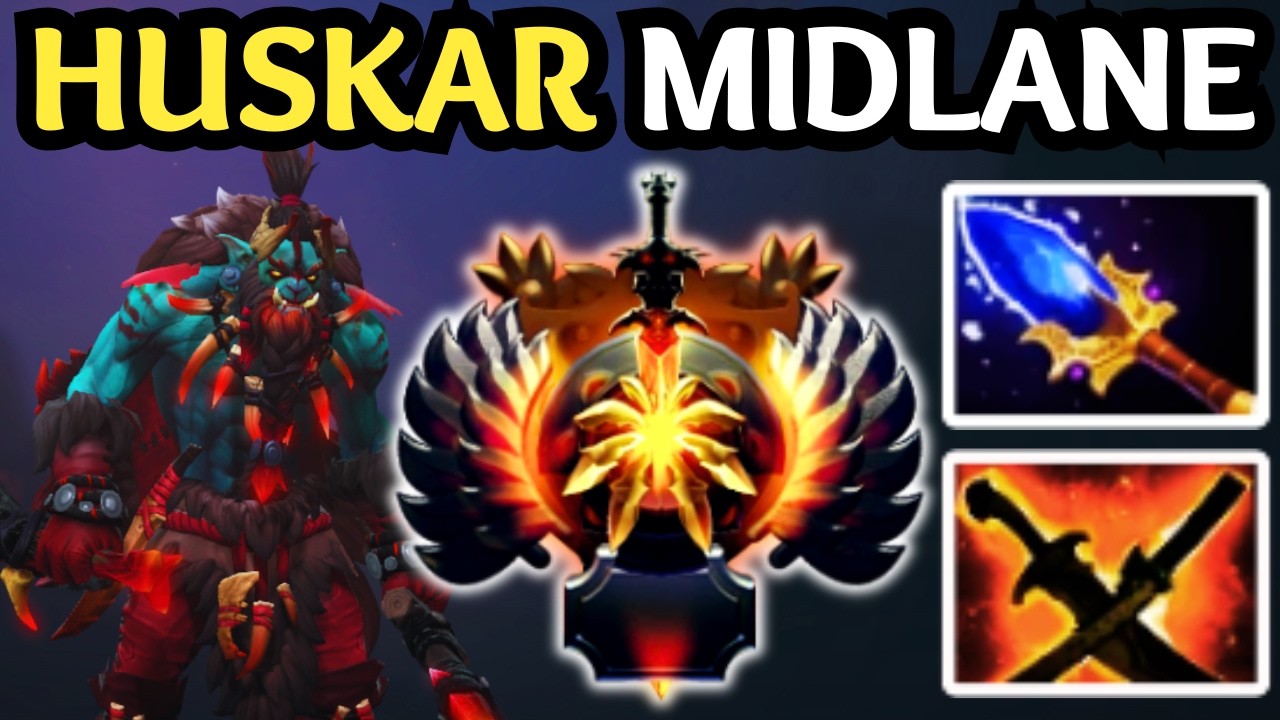 🔥 HUSKAR MID — BURNING SPEAR 😈 LIFE BREAK 😈 NO MERCY 😈 | DOTA 2 🔥