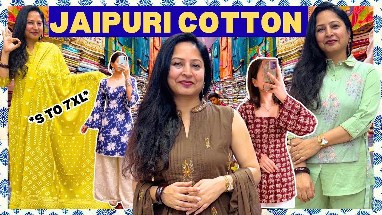 PURE जयपुरी COTTON Dresses😍 | SUMMER SPECIAL | Handloom Cotton | Dadar Hindmata Cloth Market Mumbai