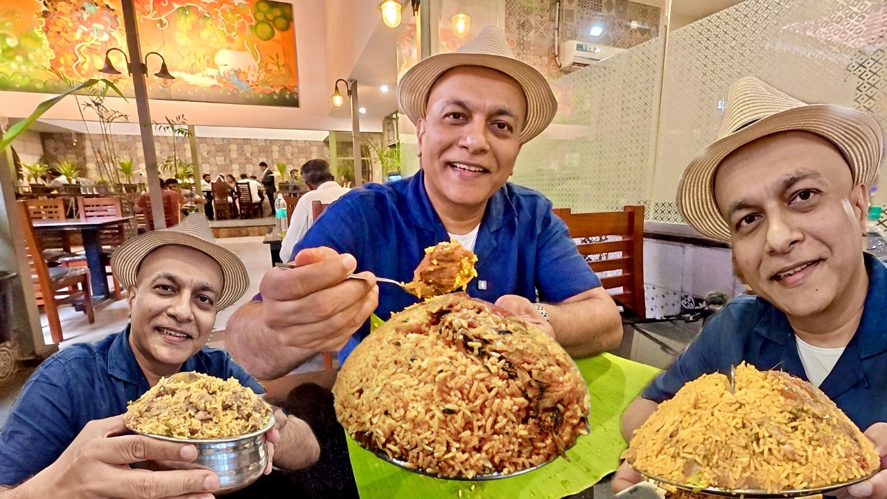 Tasting Three Most Popular Biryanis In One Lunch! Epic Biryani Trail! TAJ, MAHARAJA, GRAND MAHARAJA