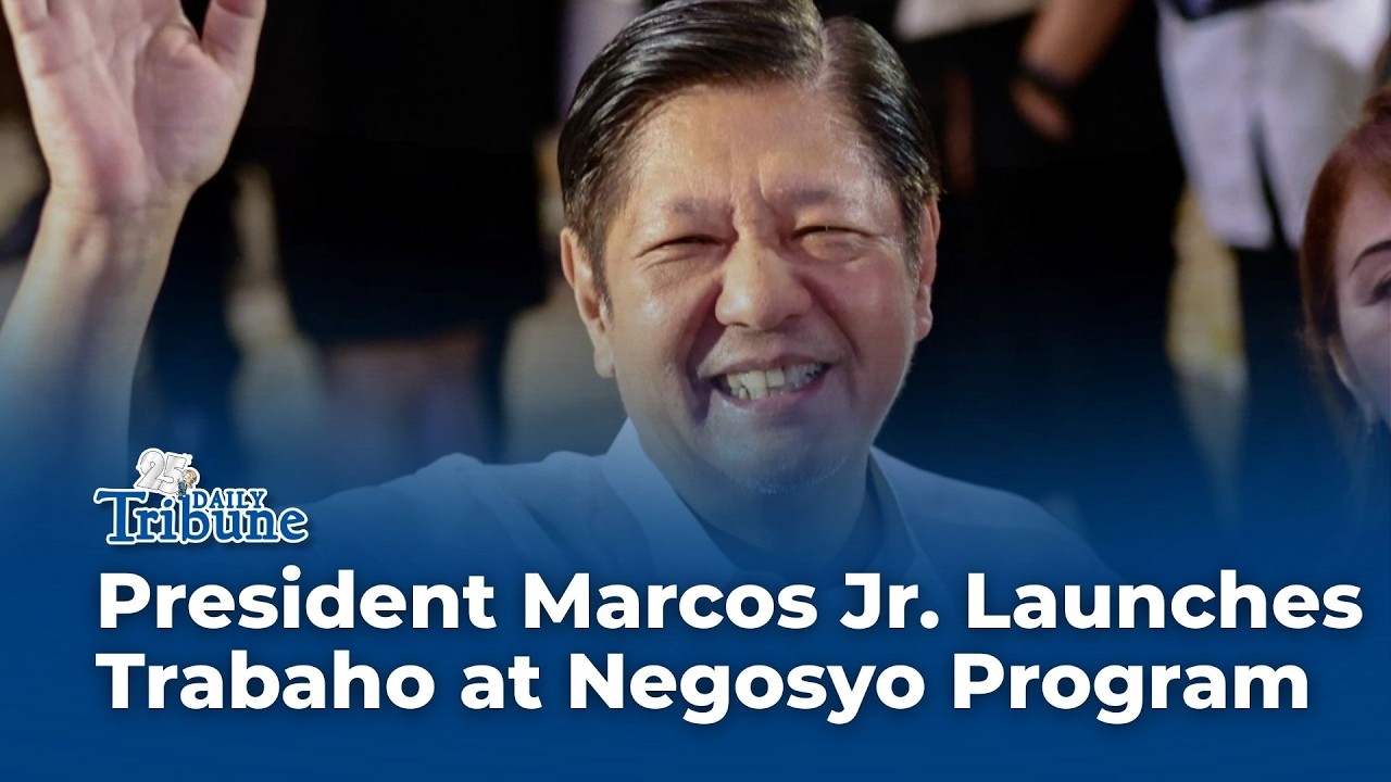LIVE: President Marcos Jr. Launches Trabaho at Negosyo Program I 06 March 2026