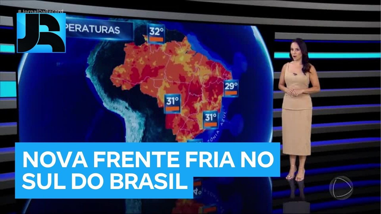 Previsão do Tempo: nova frente fria chega ao Sul do Brasil e deixa estados em alerta para temporais