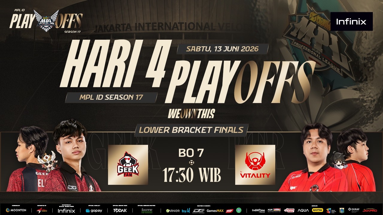 🔴 LIVE | MPL ID S17 | Playoffs LowerBracket Finals | Bahasa Indonesia