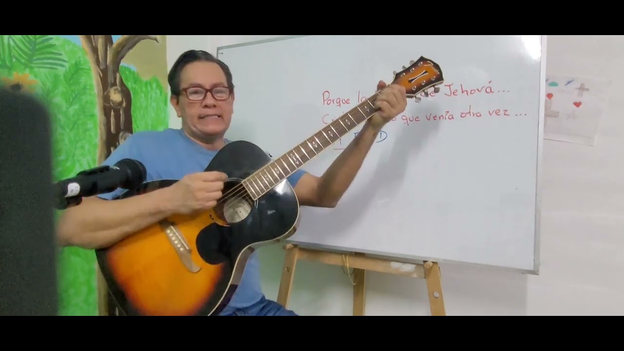 Te alabarán Oh Jehová todos los reyes, Cristo me dijo que venía otra vez. Tutorial Guitarra Rodrigo