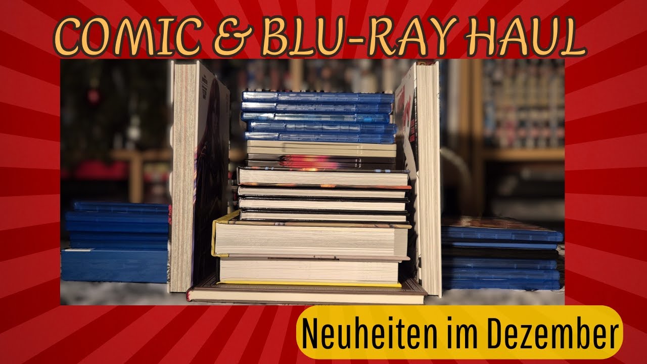 Comic und Blu-ray Haul Dezember 2024