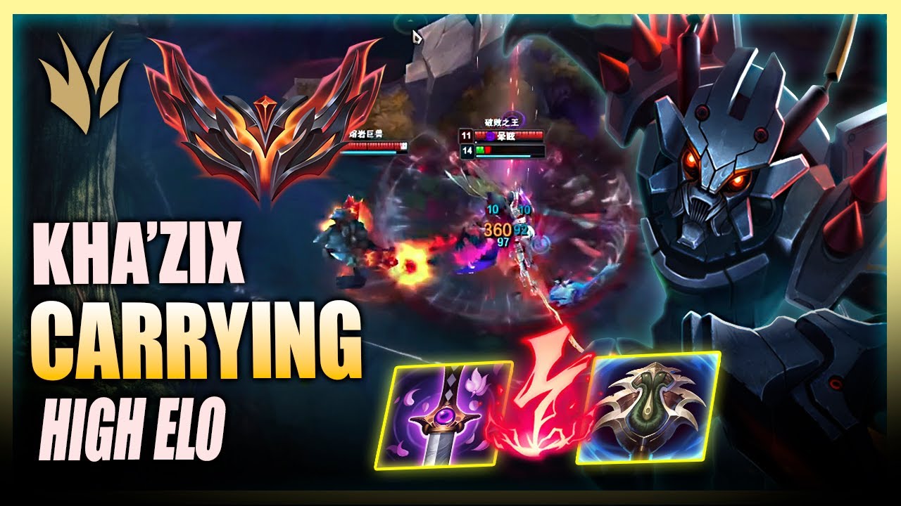 QIUYI KHA'ZIX | Kha'zix vs Hecarim - High Elo Skill Match