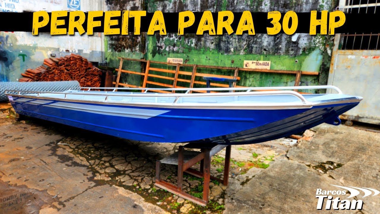 BARCO SEMI-CHATA PERFEITA PARA COLOCAR 30 HP 2 TEMPOS !!!