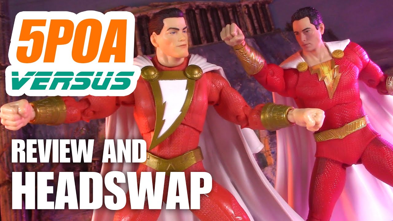 SHAZAM VERSUS! DC Multiverse Fury of the Gods vs Walmart Exclusive Gold Label Action Figure Review