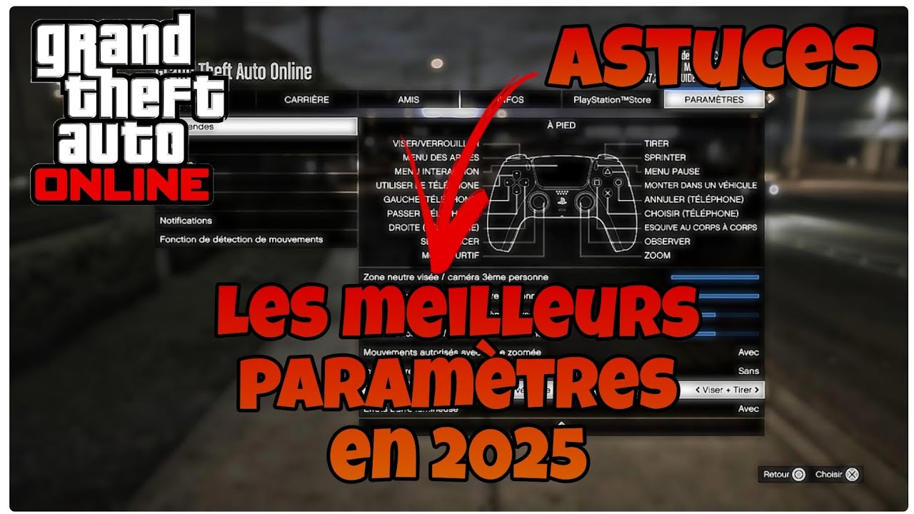 Les MEILLEURS paramètres sur GTA ONLINE en 2025 (TUTO)