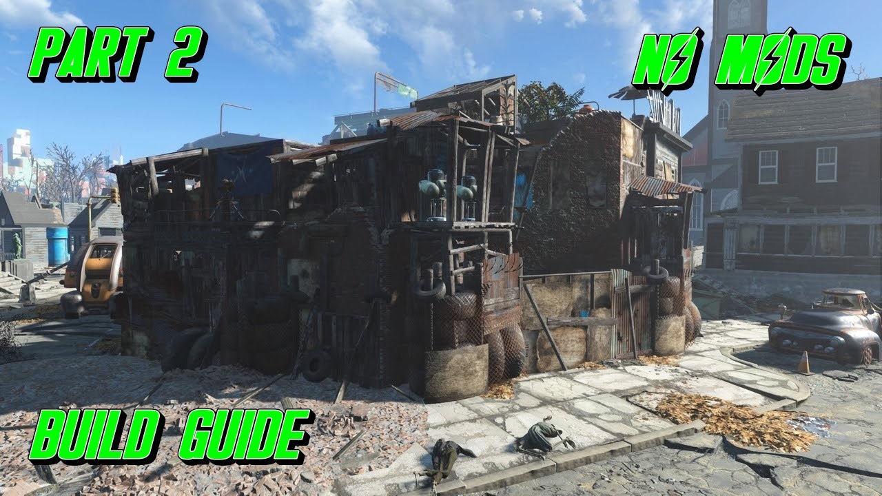 Jamaica Plain survivalist house (part 2) - workshop 2 (no mods) FALLOUT 4
