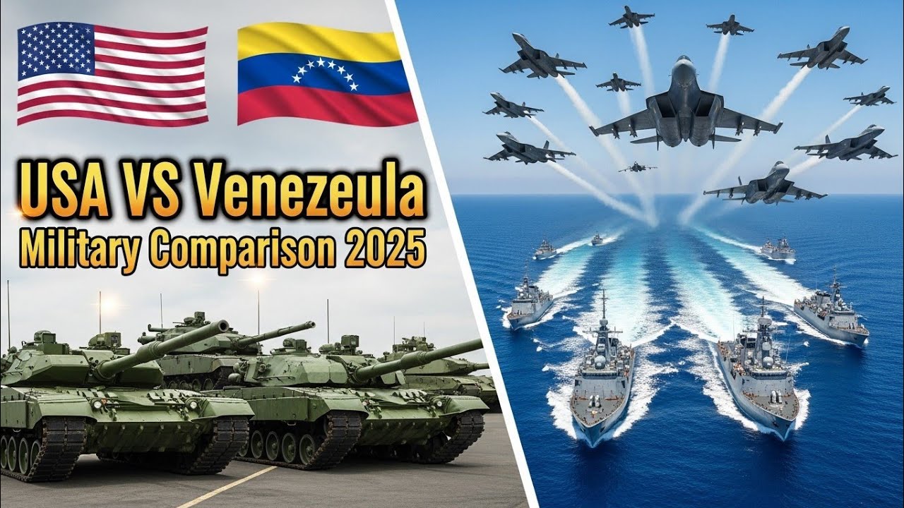 USA vs Venezuela Military Comparison 2025 | Venezuela vs USA Military Power Comparison 2025