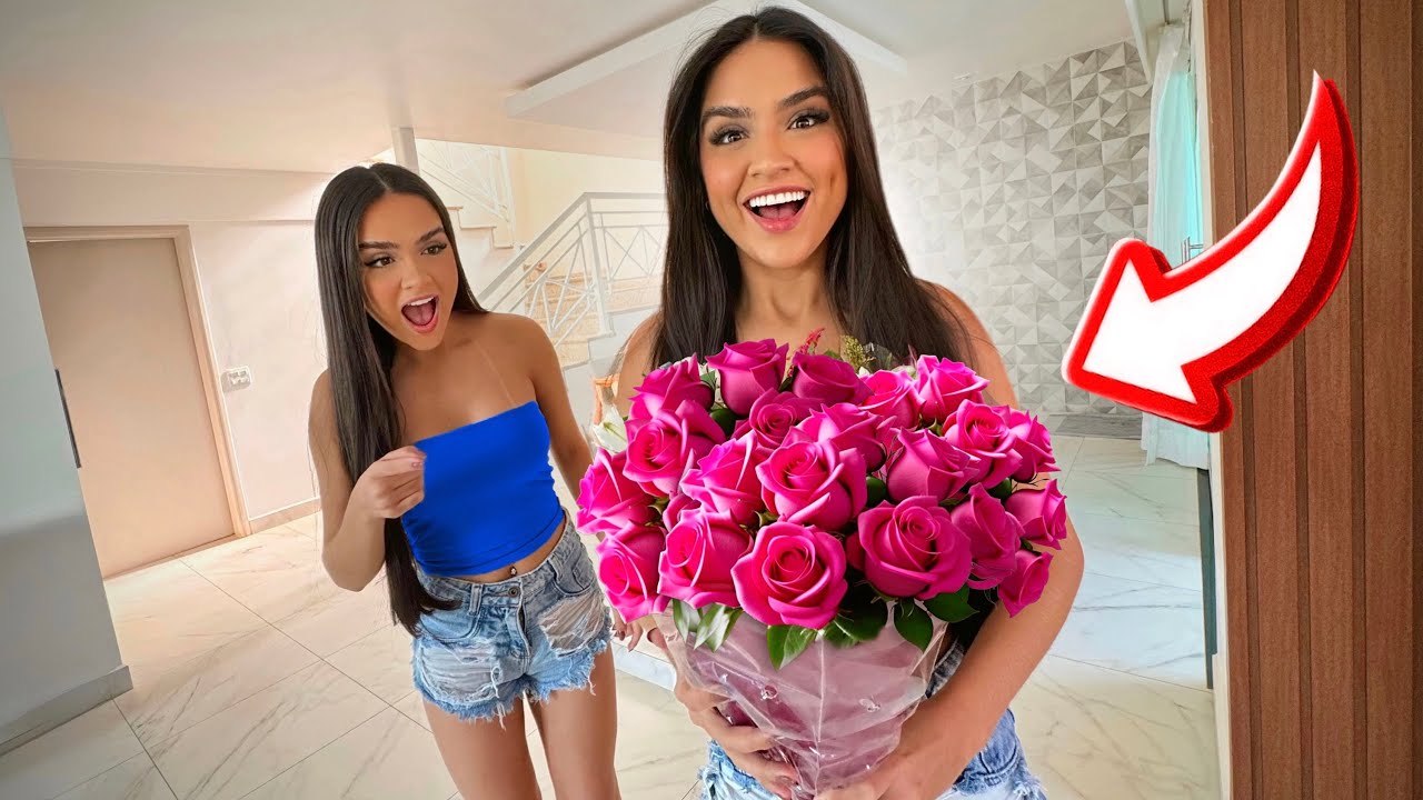 A VITÓRIA GANHOU FLORES DE UM ESTRANHO…😍