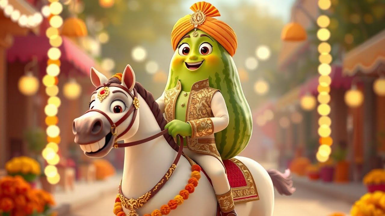 Louki Ki Nikali Baraat | Colorful 3D Animated Kids Video”