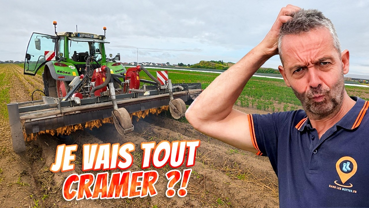 On prépare l'arrachage des pommes de terre (partie 1/2) ! 🔥