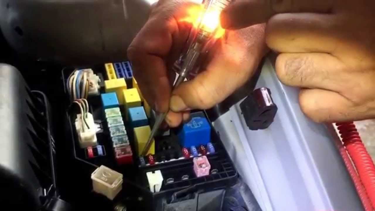 COMO COMPROBAR TIERRAS Y CORRIENTES DEL AUTO*