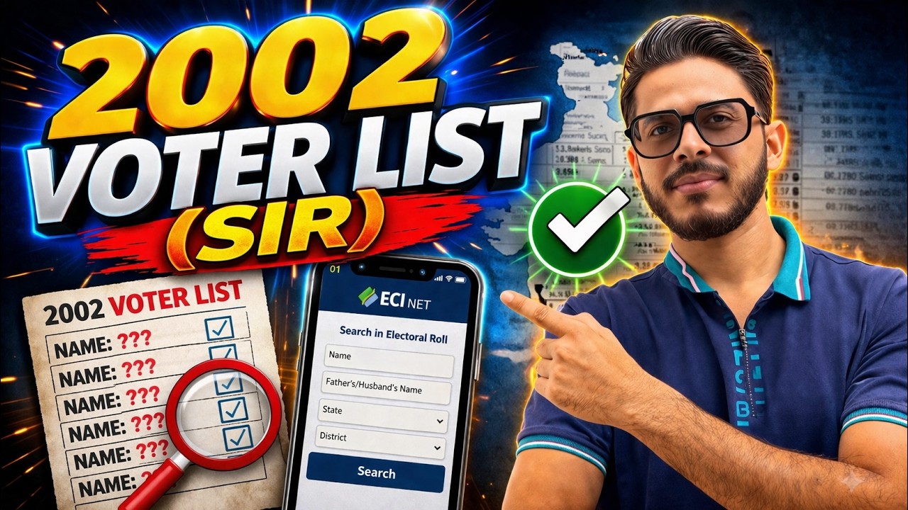 How to check your name in old voter list (SIR) using ECINET app 📱