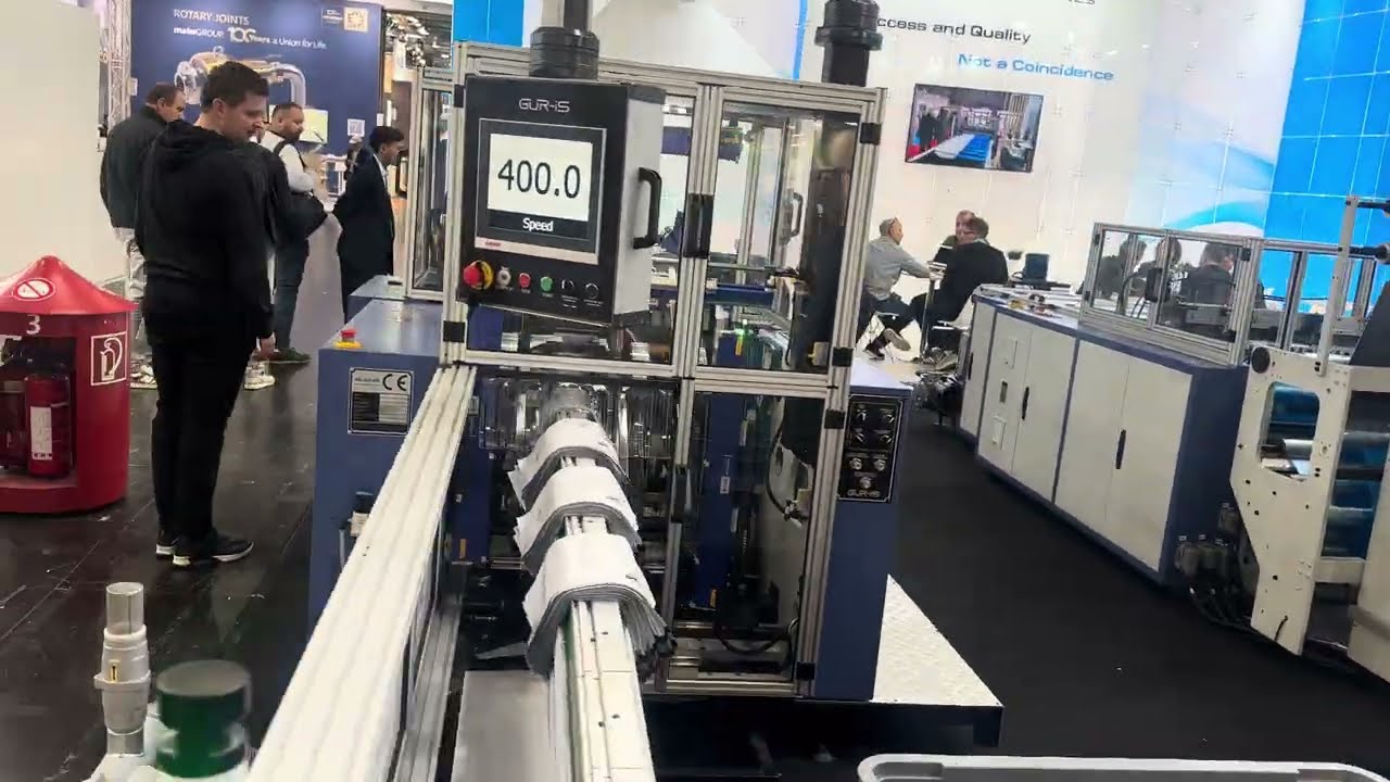 WT-700 CR COURIER (MAILING) BAG MAKING WICKETER WITHOUT POCKET 400 BAGS/MINUTE AT K SHOW 2025