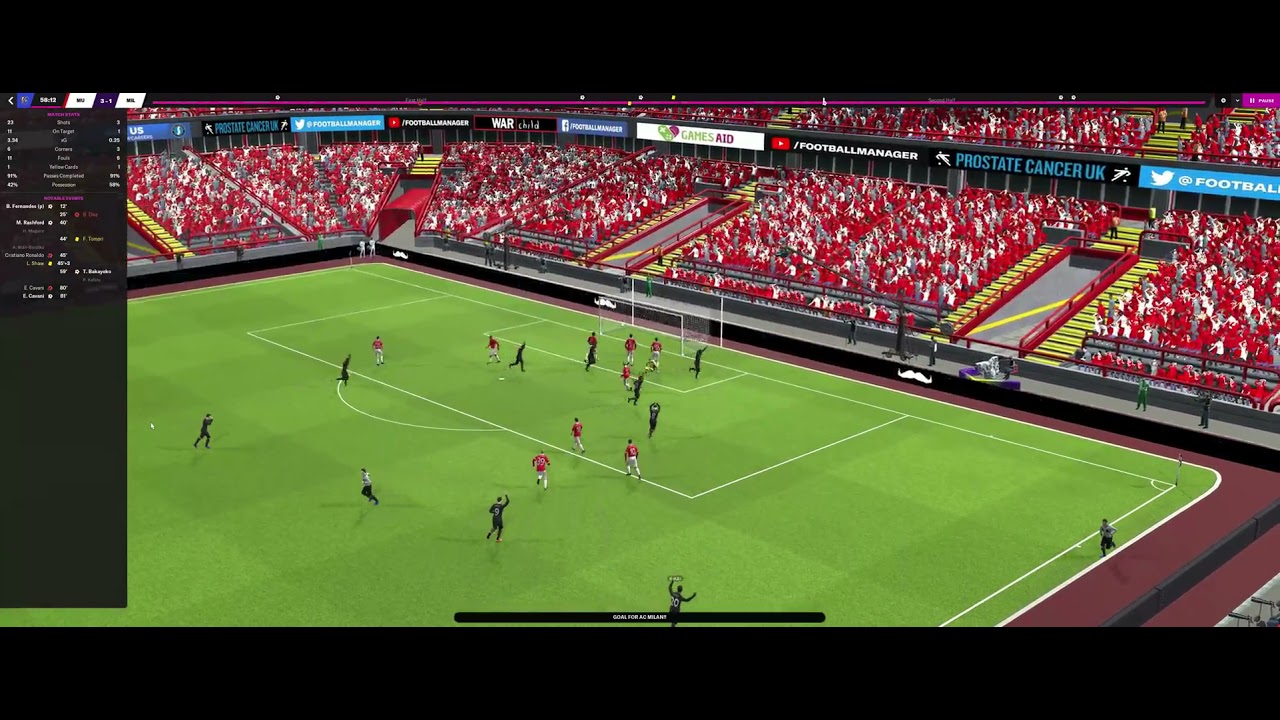 Long Throws and CB Is Top Scorer in Football Manager