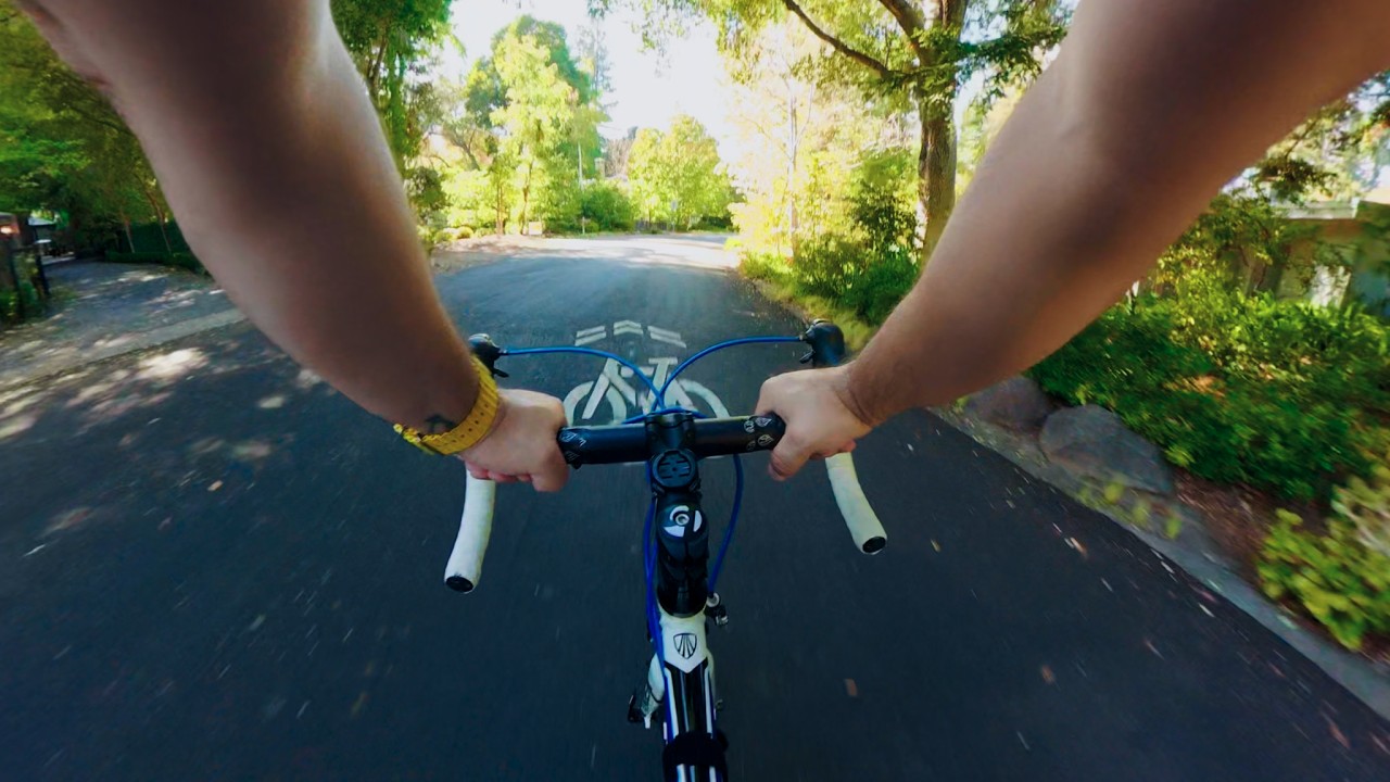 Menlo Park to Atherton, California | 4K POV Cycling | Uncut Streets