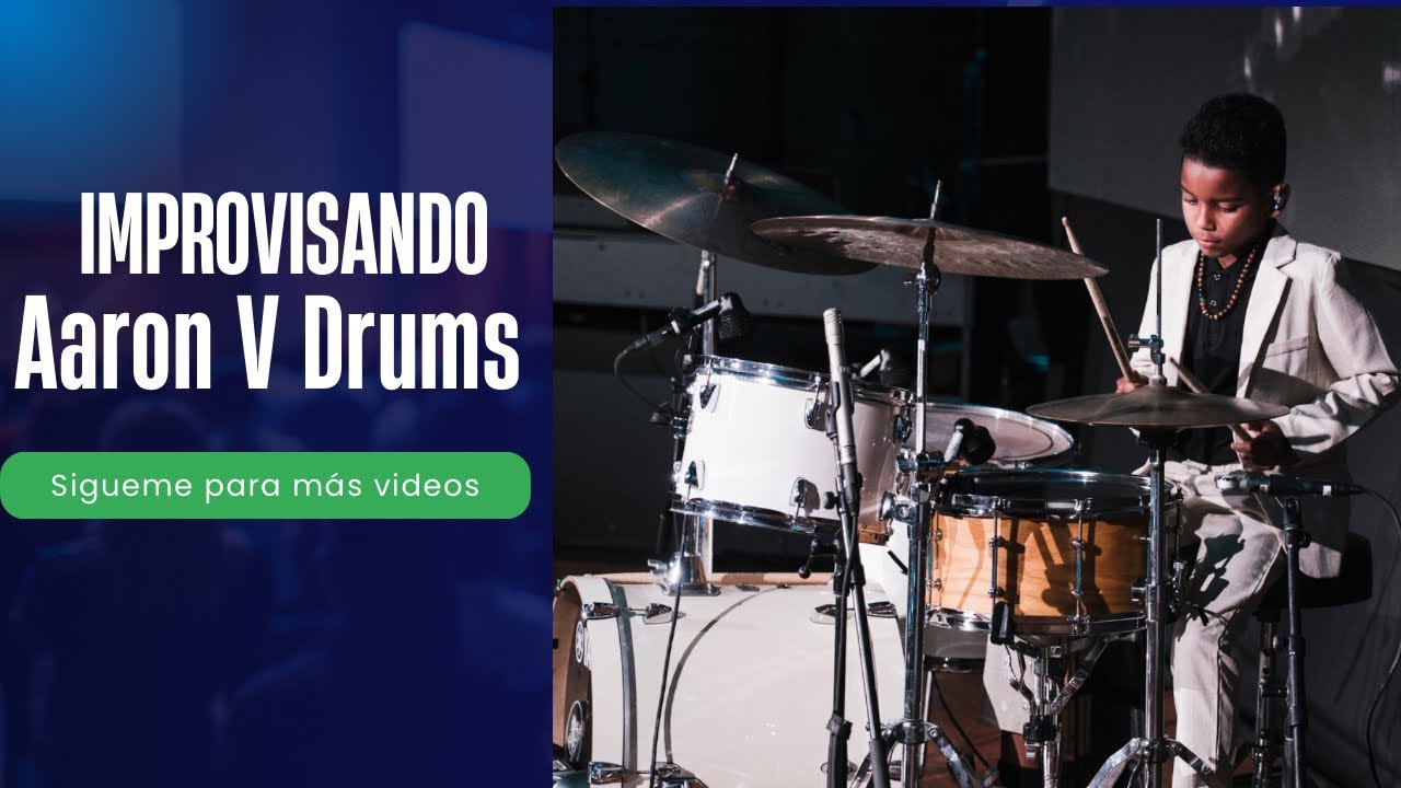Impresionante la improvisación de Aaron Veras Drums