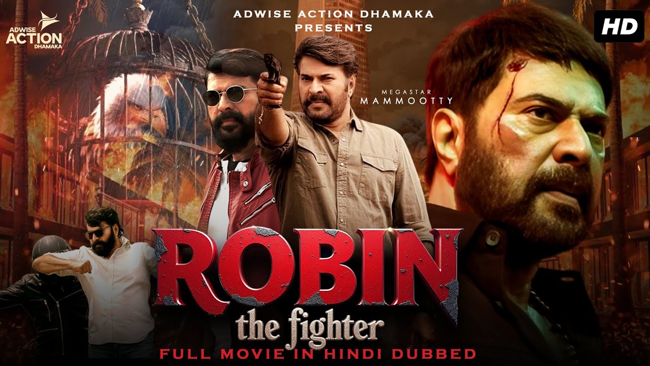 New South Movie ''Robin the fighter'' | Mammootty | Hindi dubbed Movie | South Movie | Hindi Movie